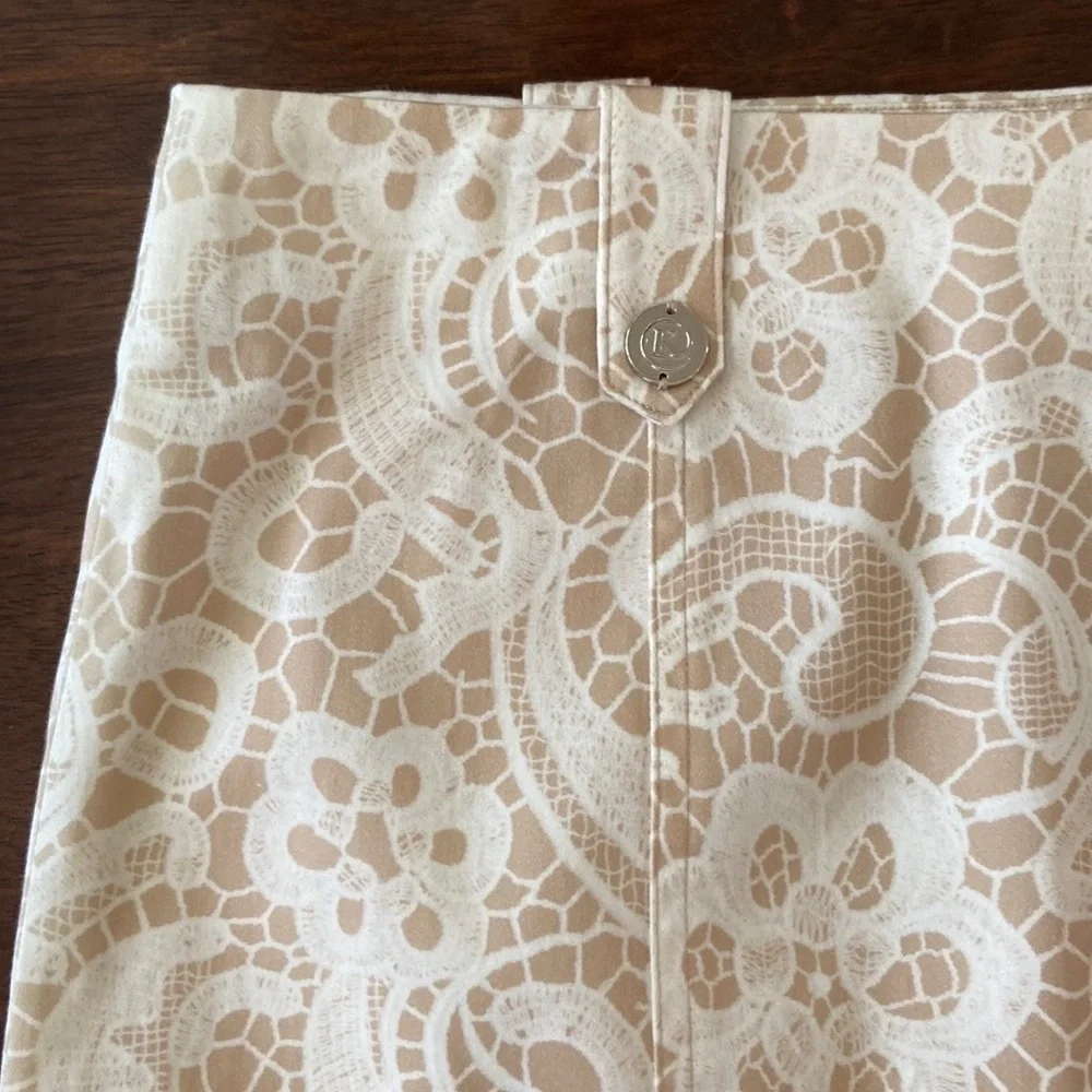 Katanya Lace Print Skirt